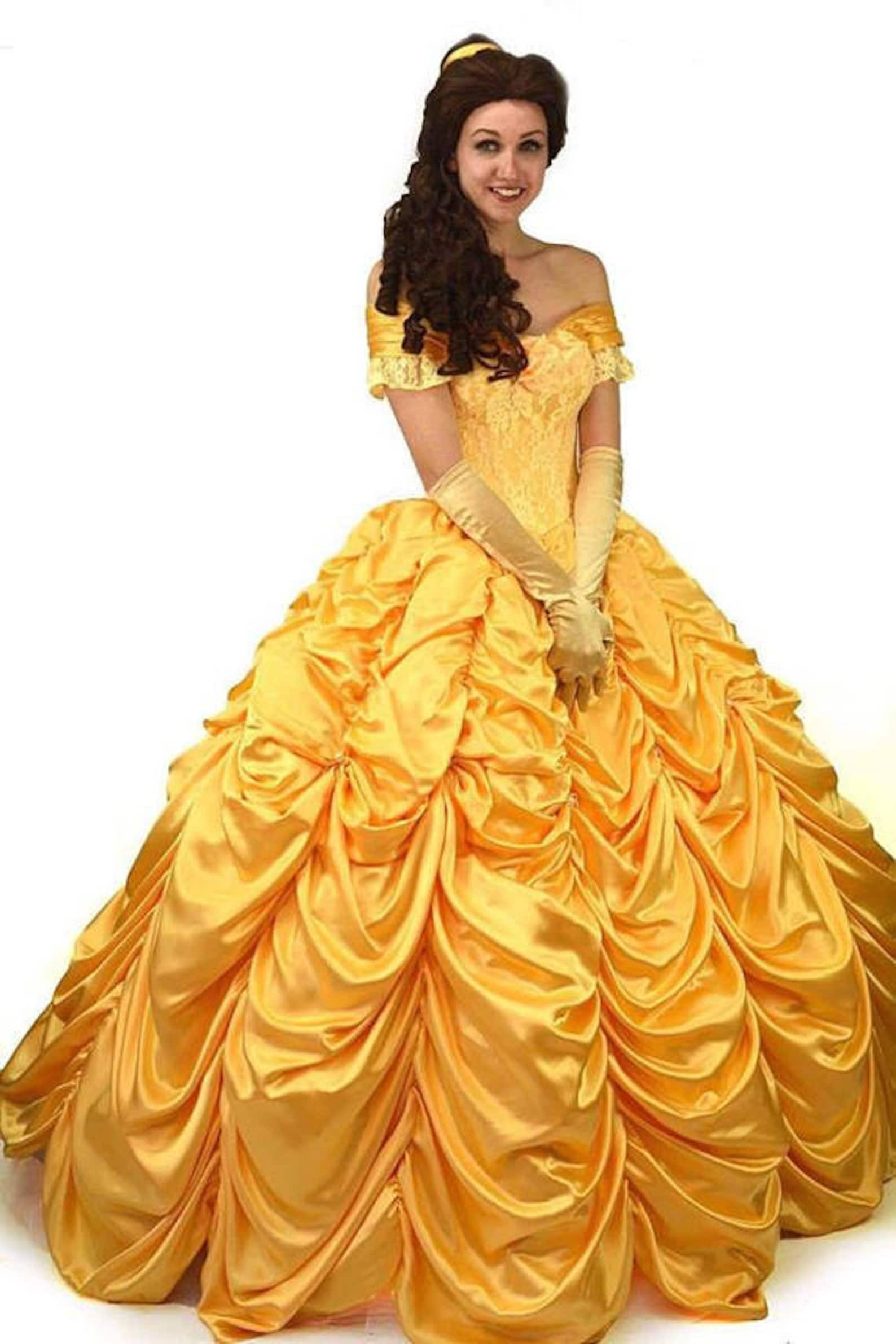 Disney Princess Dresses for Adults Beautiful Belle Costume Princess Disney Belle Dress Adult