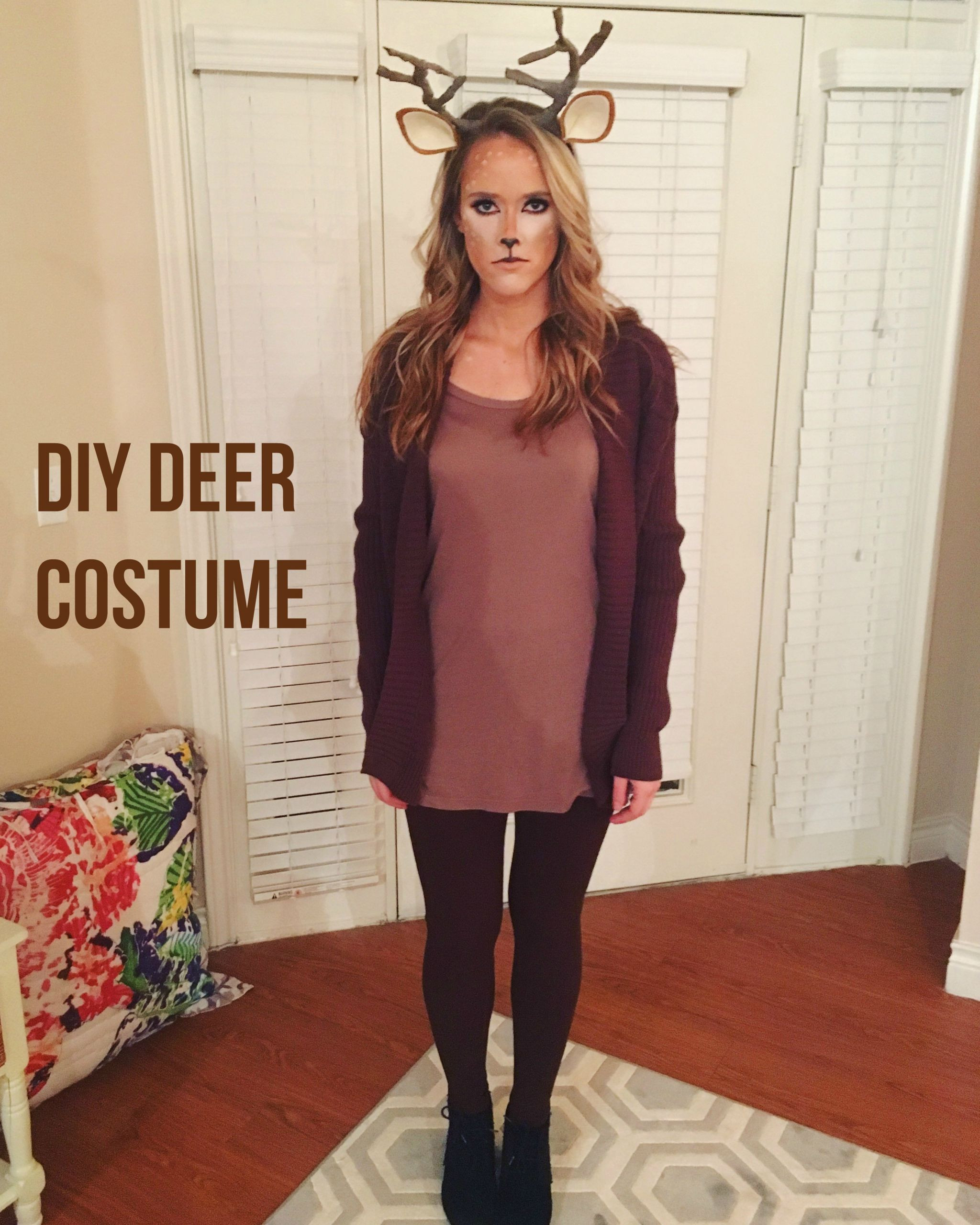 Diy Deer Costume Best Of the Best Ideas for Deer Halloween Costume Diy Home Family Style and