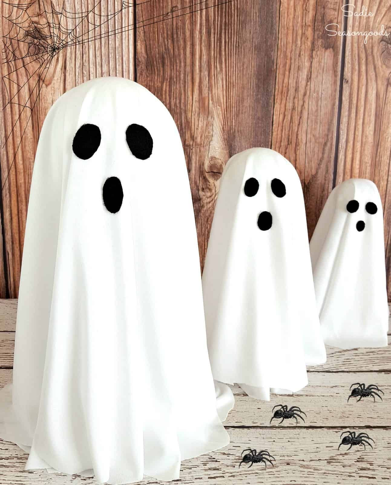 Diy Ghost Halloween Decorations Inspirational How to Make A Floating Ghost with A Metal Candlestick