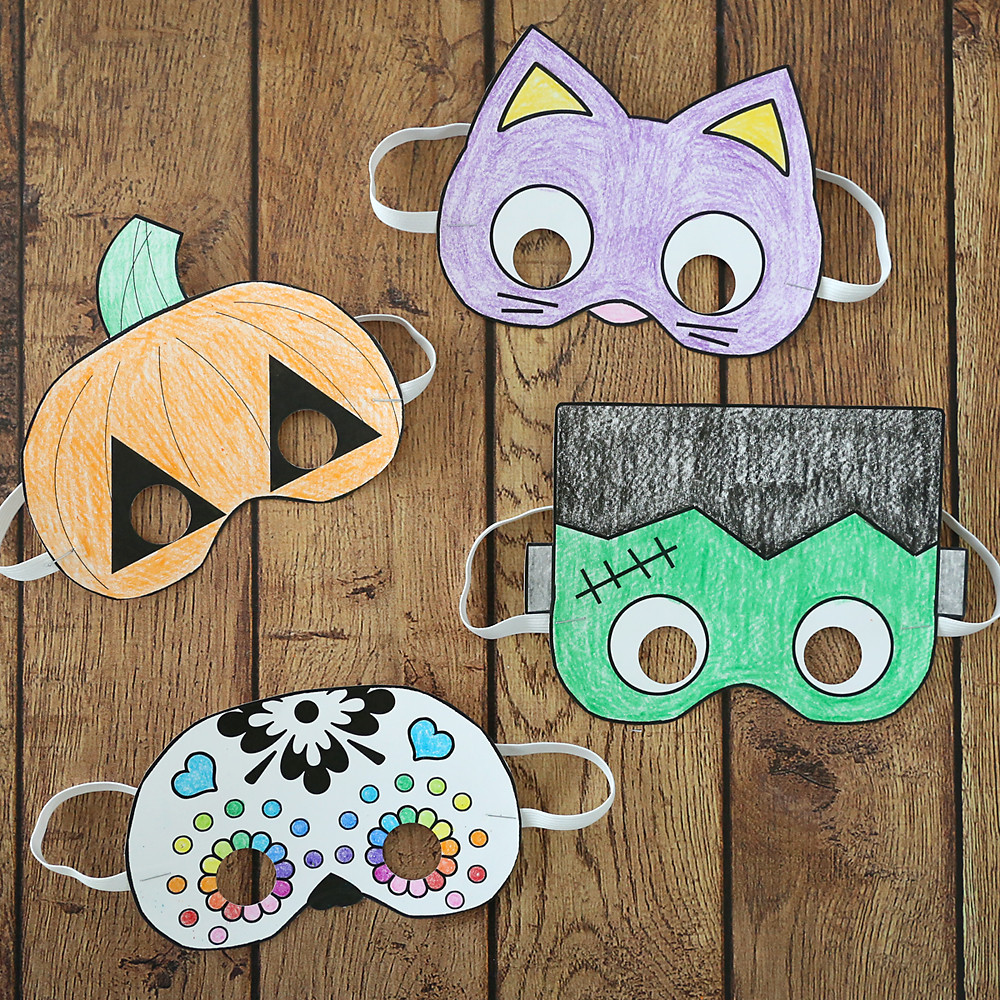 Diy Halloween Masks Lovely Halloween Masks to Print and Color It S Always Autumn