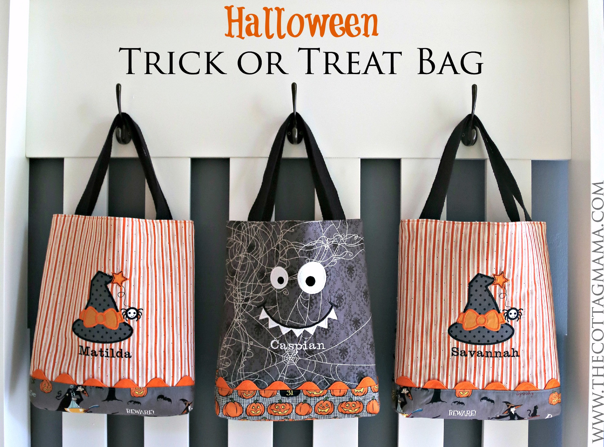 Diy Halloween Treat Bag Unique Halloween Treat Bag Tutorial the Cottage Mama