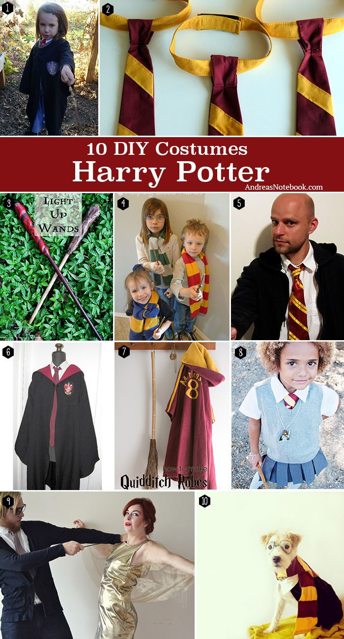 Diy Harry Potter Costume Awesome 10 Diy Harry Potter Costume Tutorials and Free Patterns