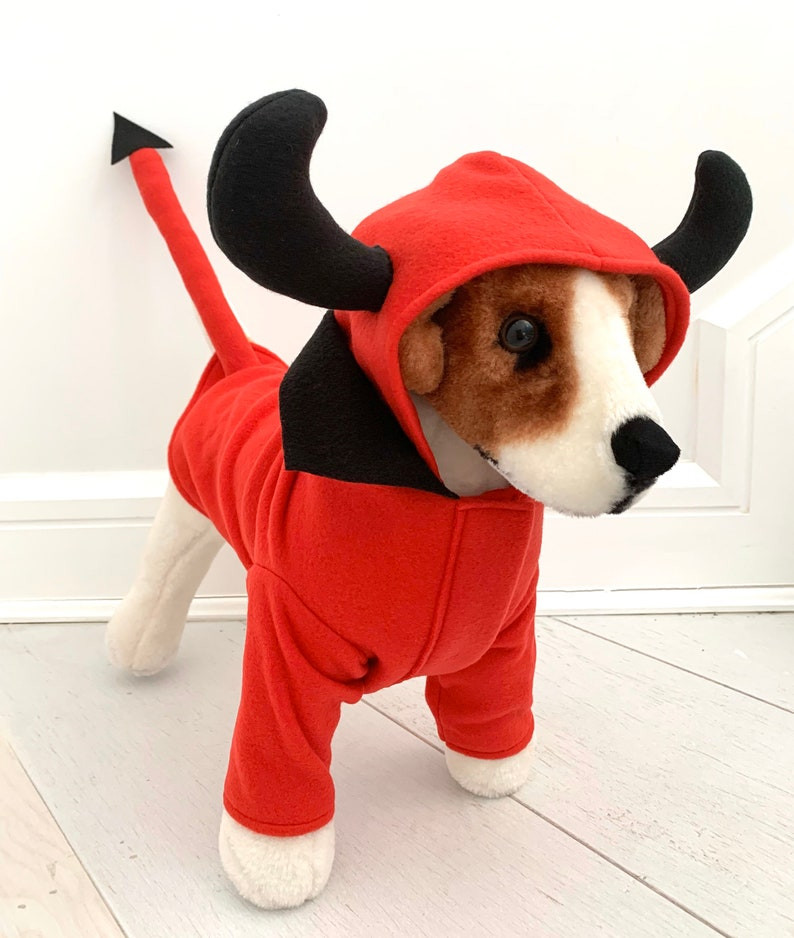 Dog Devil Costume Beautiful Devil Costume Dog Halloween Costume Halloween Costume Dog Etsy