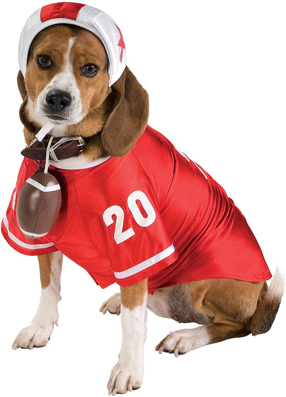 Dog Football Player Costume Awesome Rubies Costume Co Red Football Player Dog Pet Costume Size Small 12 14