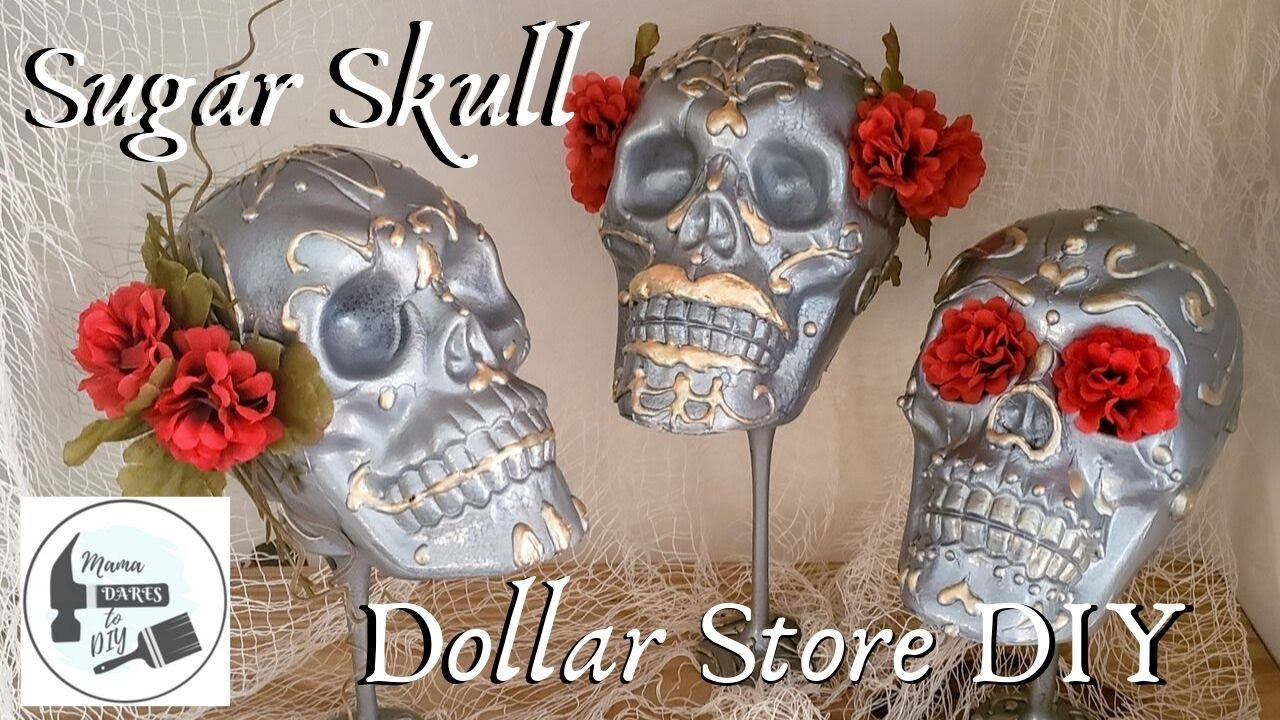 Dollar Tree Skull Crafts Lovely Diy Dollar Tree Sugar Skull