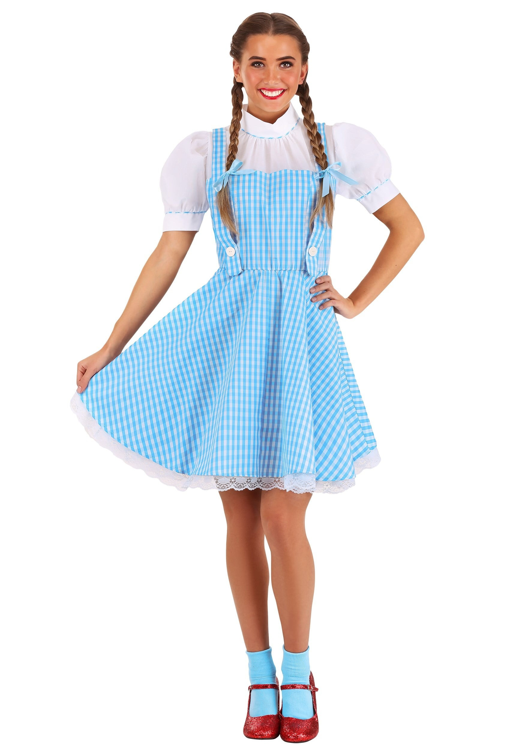 Dorothy Halloween Costume Beautiful Adult S Wizard Of Oz Dorothy Costume Walmart