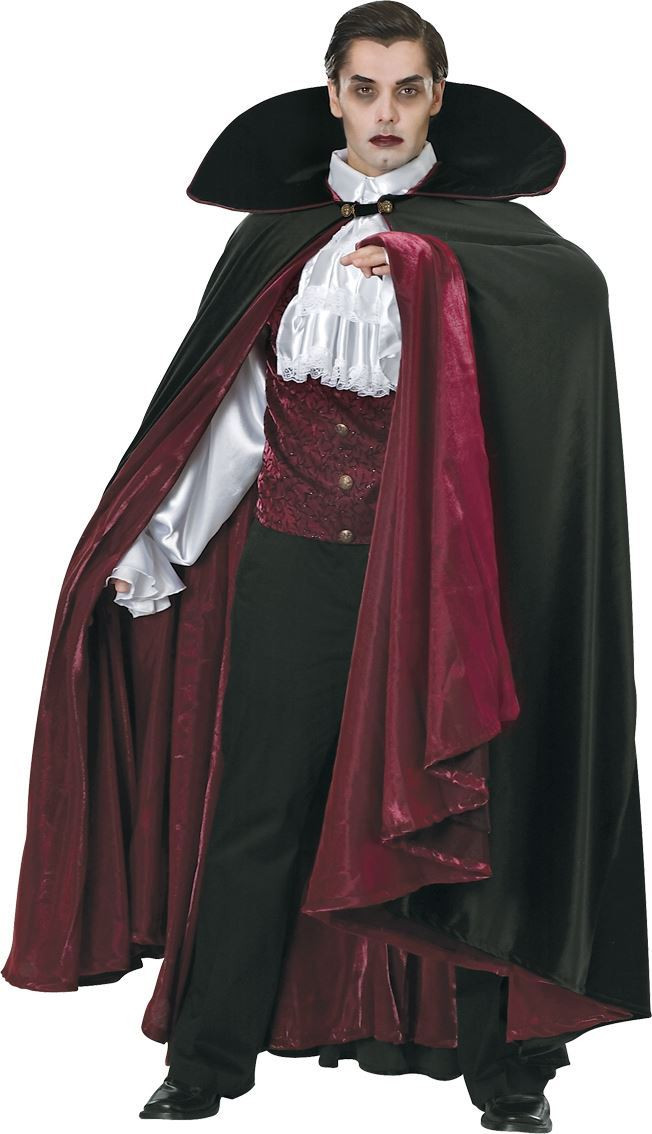 Dracula Halloween Costume New Mens Grand Heritage Deluxe Count Dracula Vampire Fancy Dress Halloween