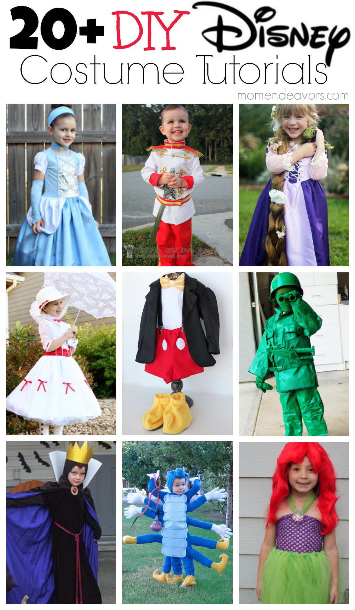 Easy Disney Character Costume Beautiful 20 Diy Disney Halloween Costumes