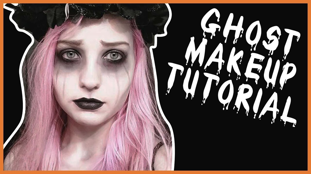 Easy Ghost Makeup Elegant Easy Ghost Halloween Makeup Tutorial Vlogoween Day 4