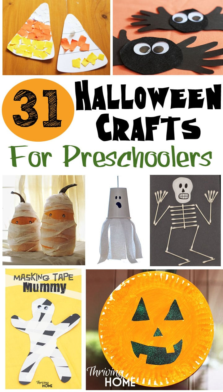 Easy Halloween Crafts for Preschoolers Inspirational 31 Easy Halloween Crafts for Preschoolers