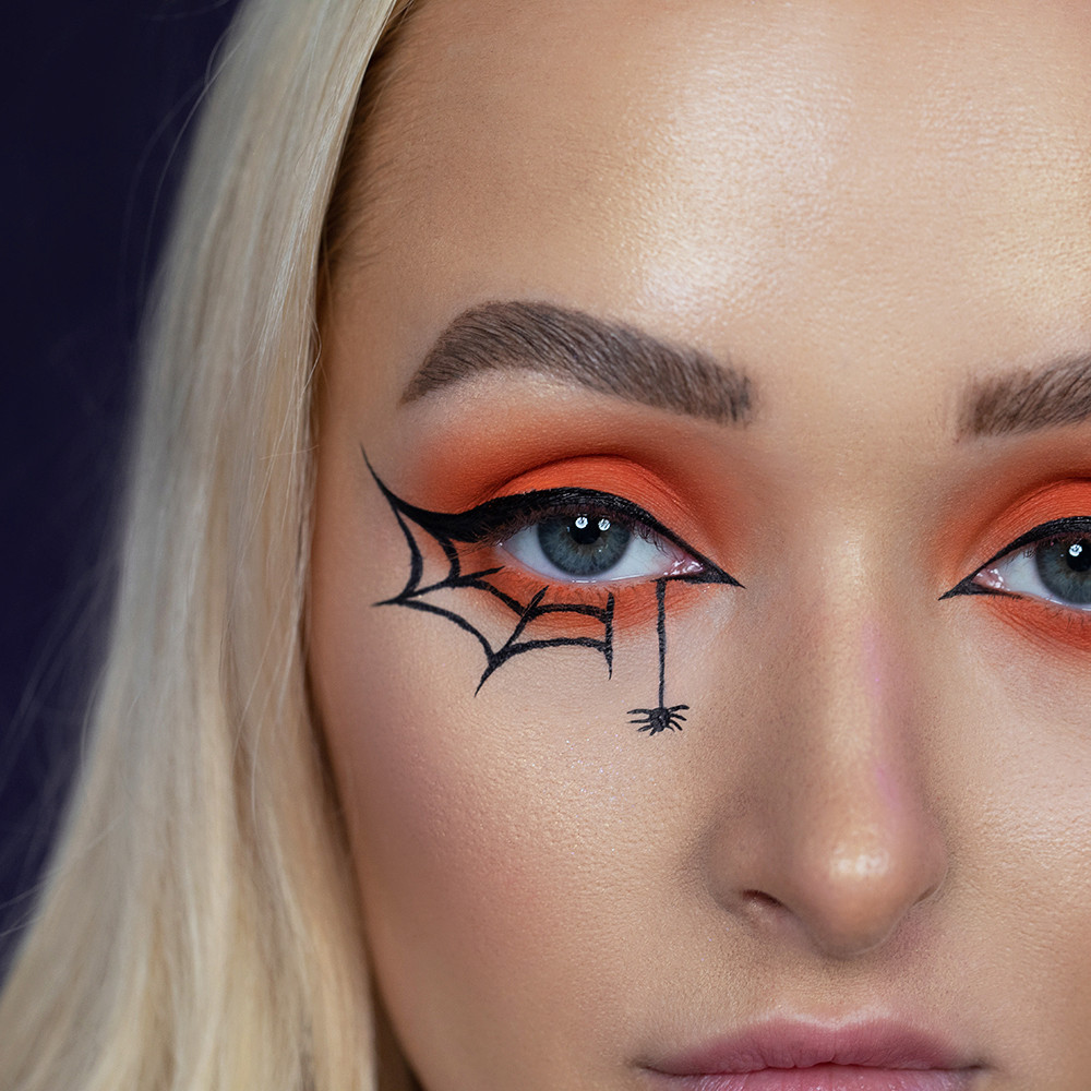 Easy Spider Eye Makeup Lovely A Spider Makeup Tutorial for Halloween Beauty Bay Edited