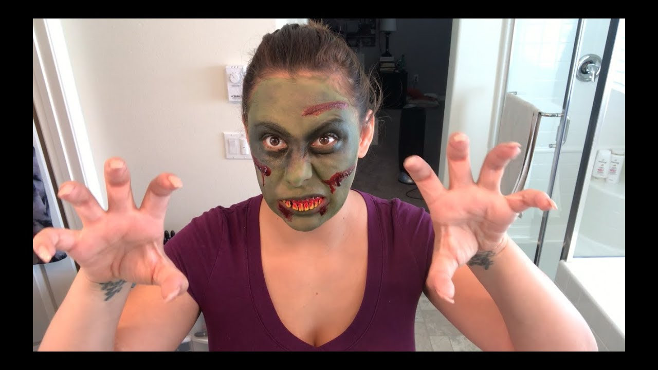 Easy Zombie Makeup Best Of Easy Zombie Makeup Tutorial