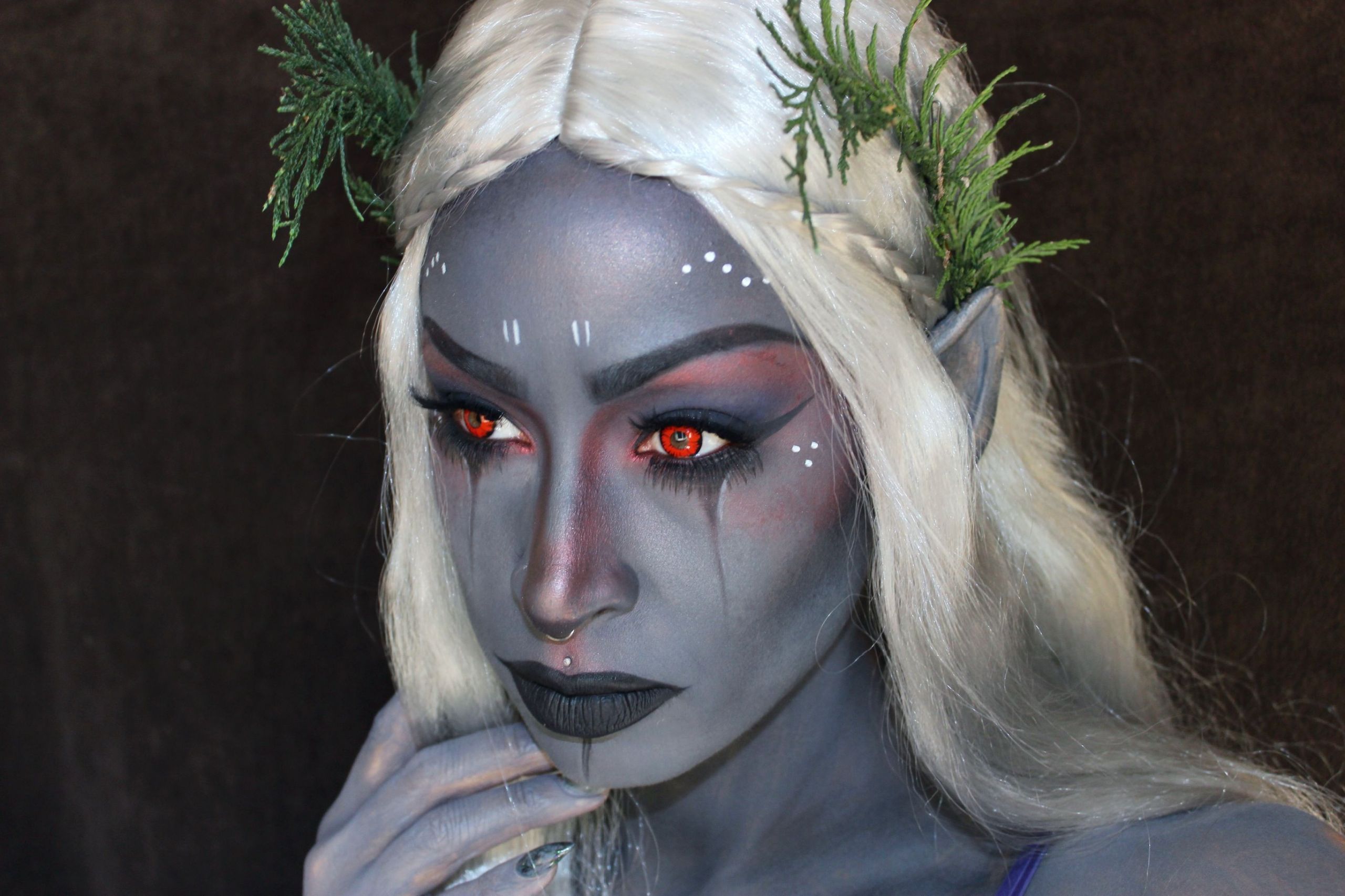 Elf Halloween Makeup Inspirational Dark Elf Makeup by Nickeilgenesis Cosplay Elf Skyrim Cosplay Elf