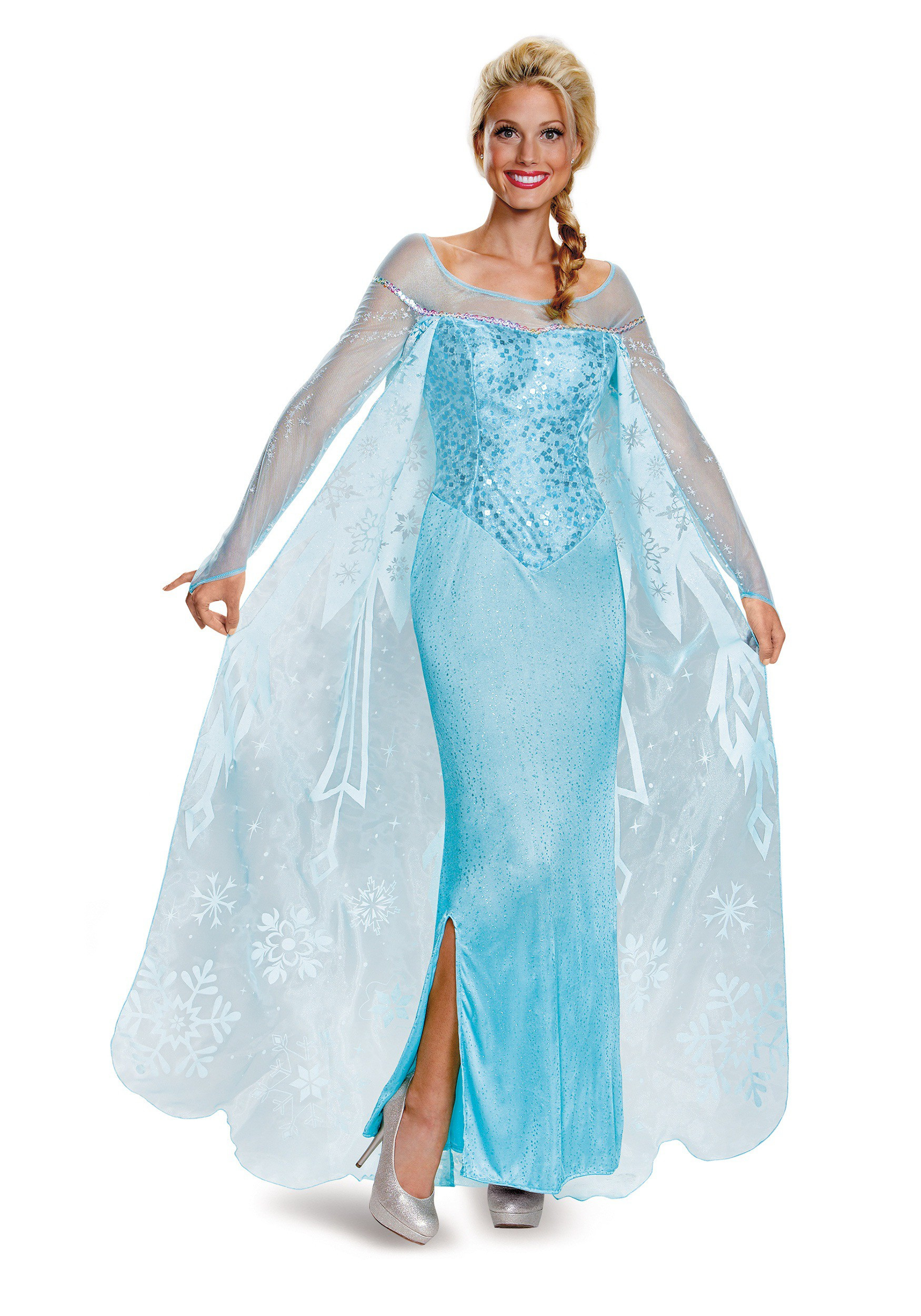 Elsa Outfit Adult Fresh Frozen Adult Elsa Prestige Costume