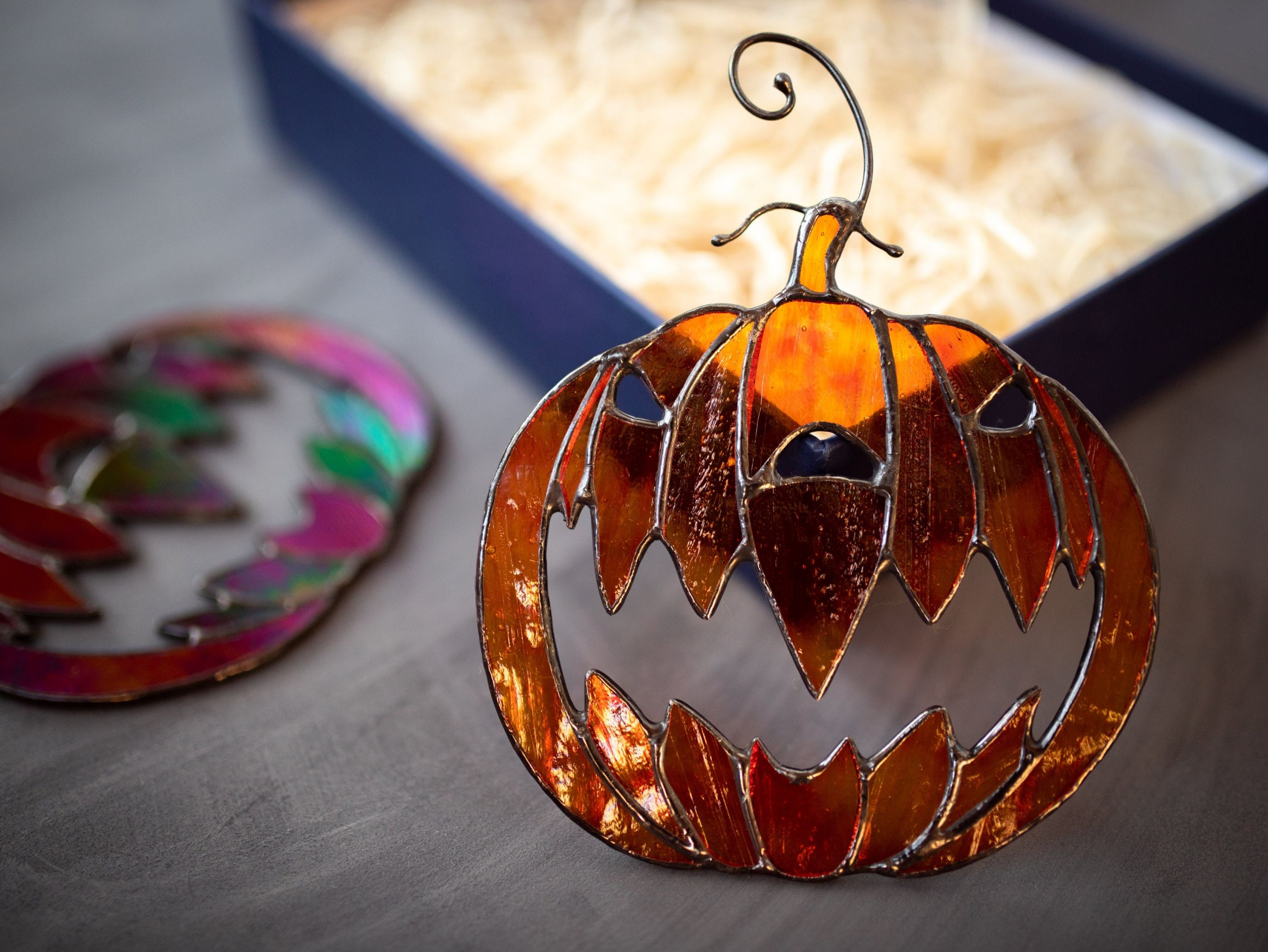 Etsy Halloween Decorations Best Of Halloween Decorations Stained Glass Pumpkin Suncatcher Jack O