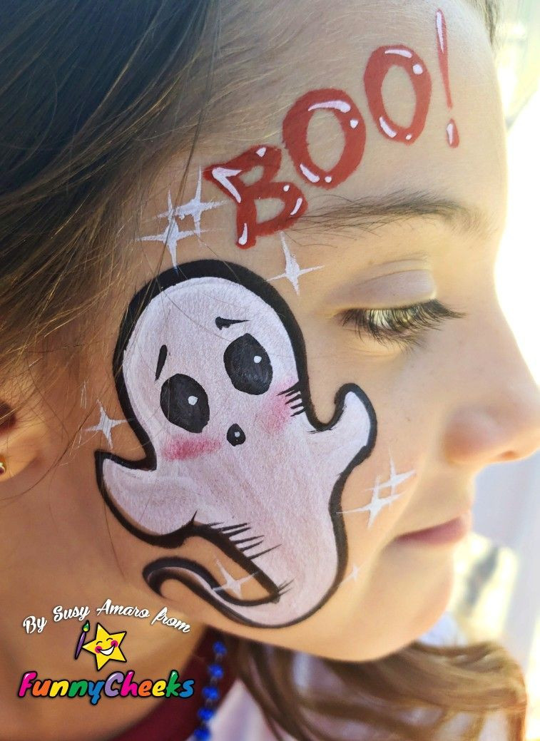 Face Painting Ghost Elegant Ghost Face Painting