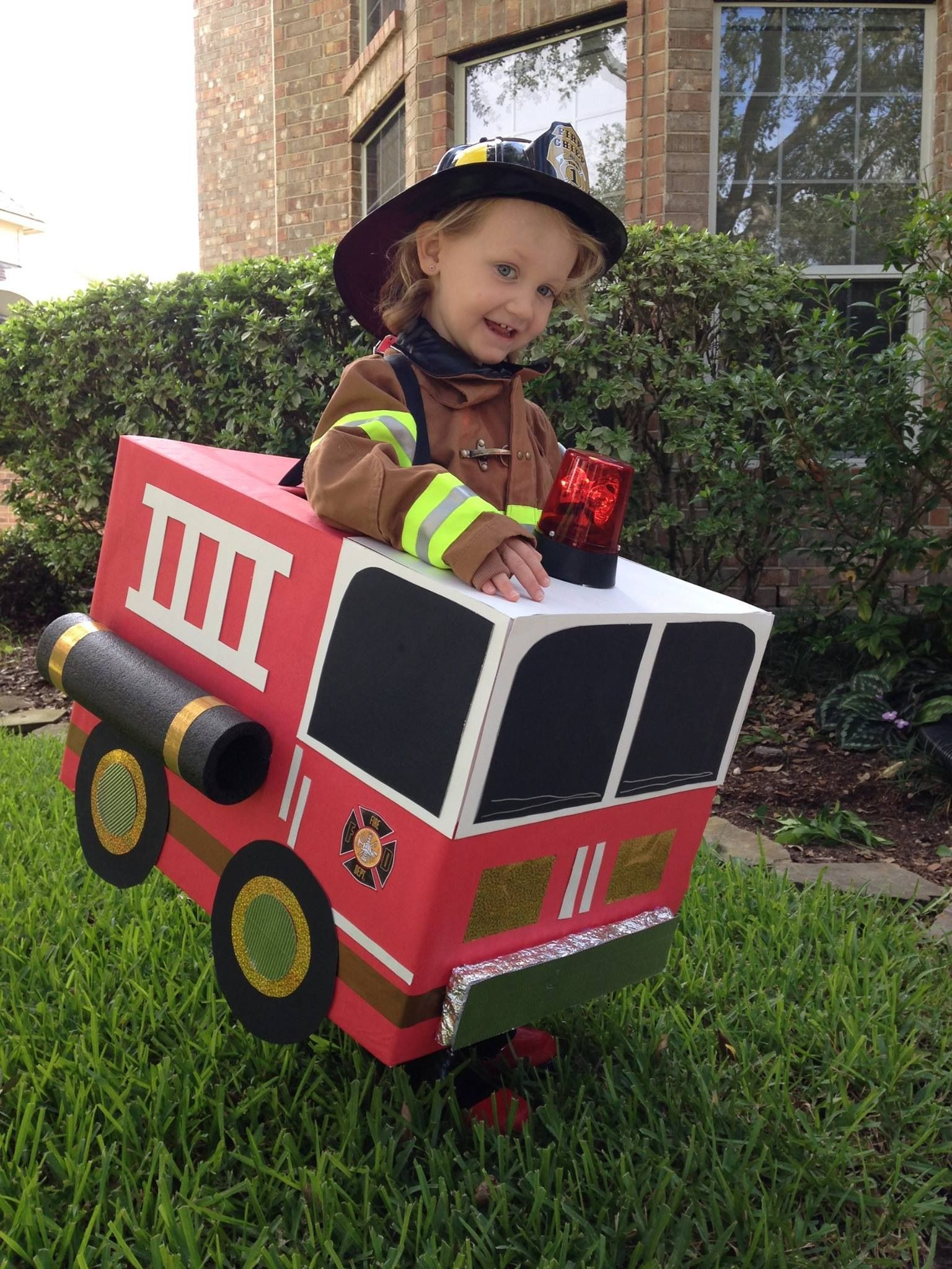 Fire Truck Costume Luxury the Perfect Firefighter Costume Plete with Fire Engine