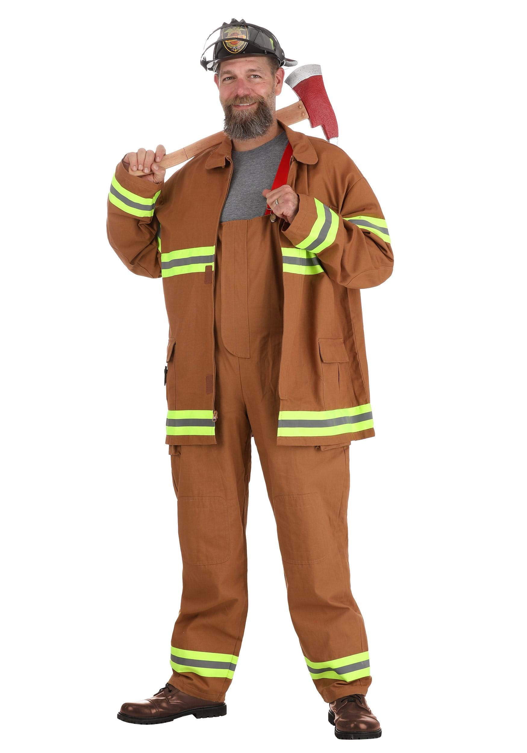 Firefighter Halloween Costume Unique Adult Firefighter Costume