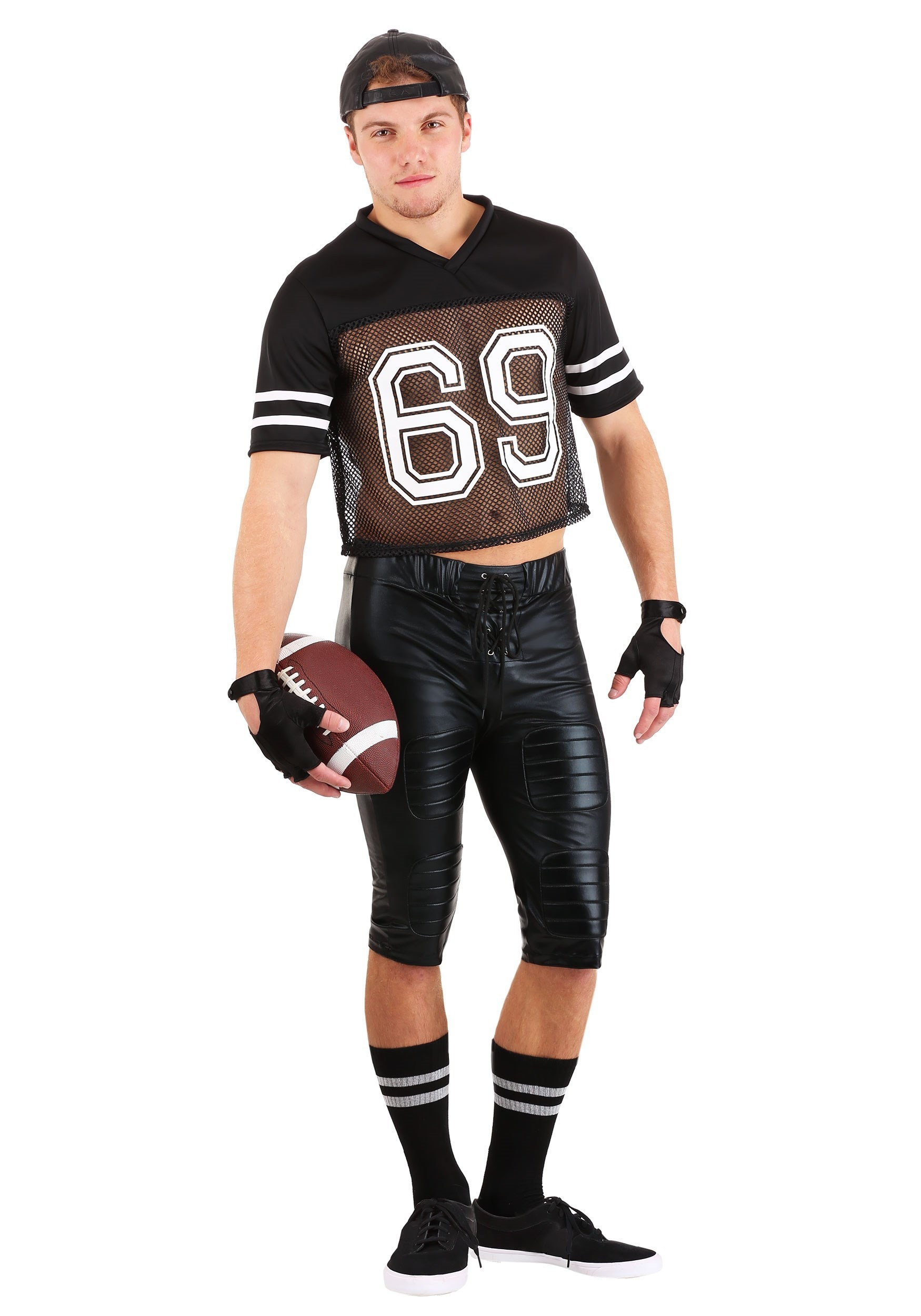 Football Halloween Costume Elegant Tight End Footballer Costume for Adults