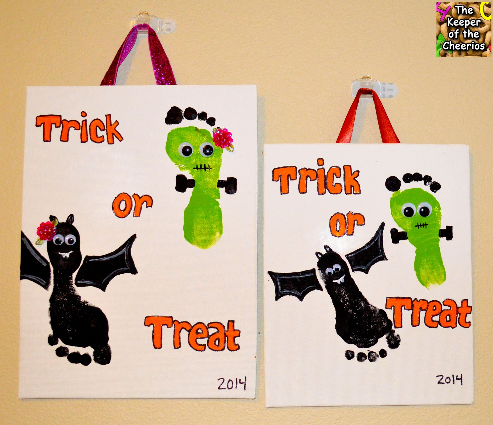 Footprint Halloween Crafts New Spooky Halloween Footprints