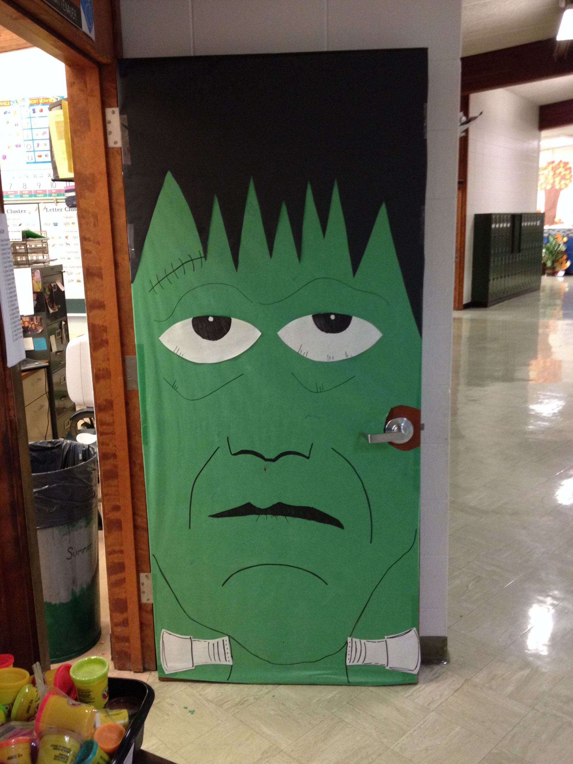 Frankenstein Door Decoration New Frankenstein Door for My First Grade Classroom