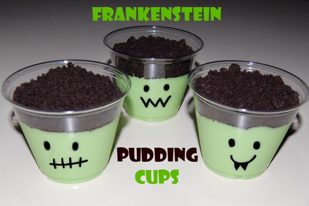 Frankenstein Pudding Cups Best Of Frankenstein Pudding Cups