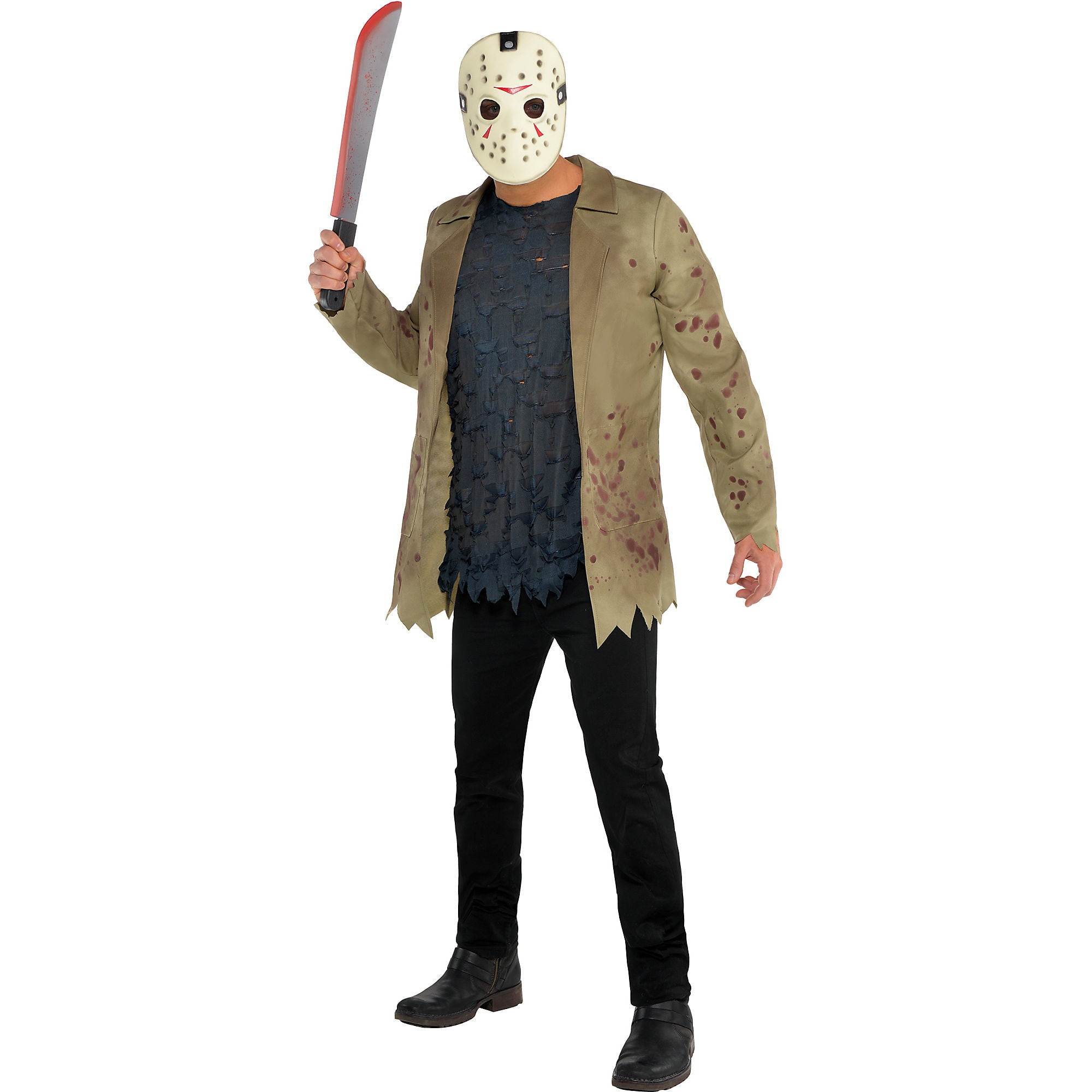 Friday the 13th Costume Best Of Friday the 13th Jason Voorhees Costume for Adults Standard Size with