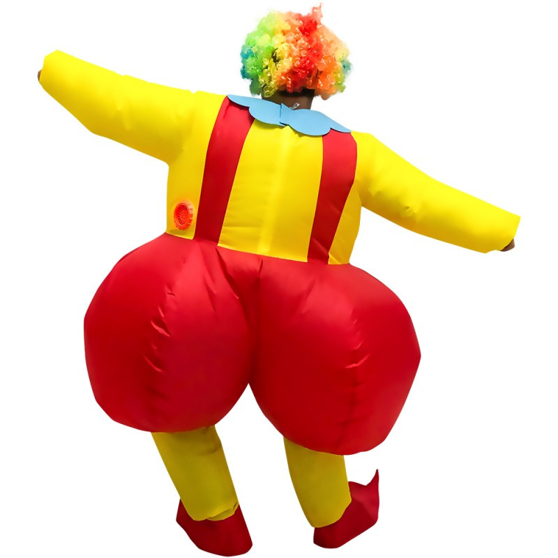 Funny Blow Up Costumes New Inflatable Clown Costume Halloween Blow Up Funny Dress Outfit for Adult