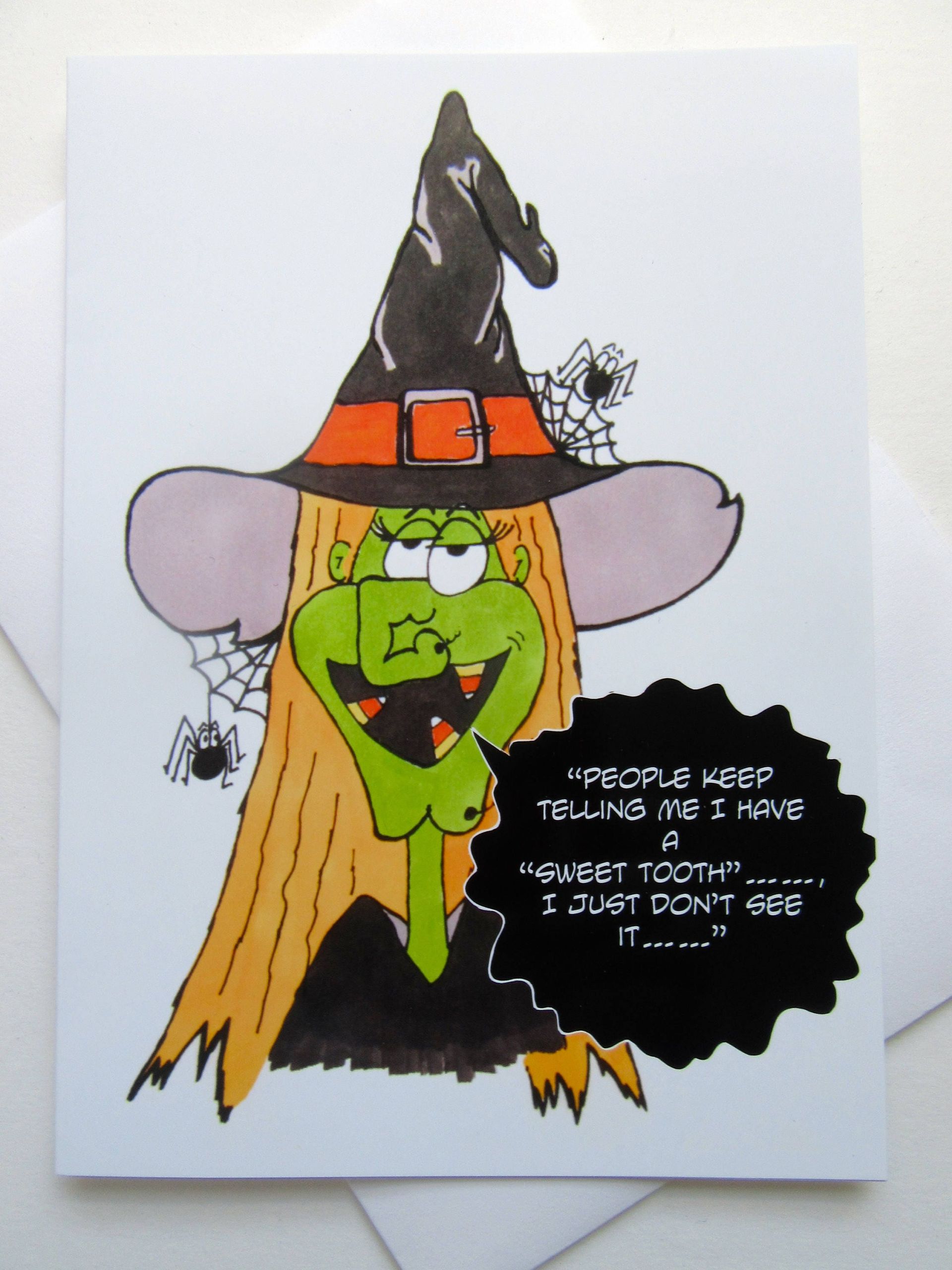 Funny Halloween Cards Elegant Funny Halloween Card Witch Halloween Card Funny Witch Card