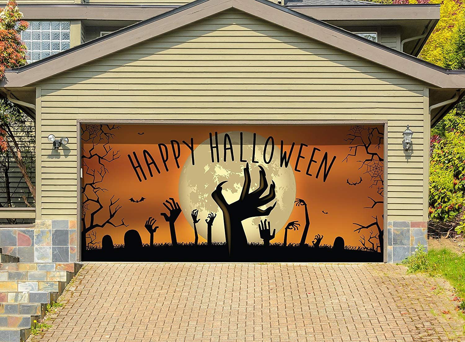 Garage Door Halloween Ideas Elegant Incredible Diy Halloween Garage Door Decorations Simple Ideas