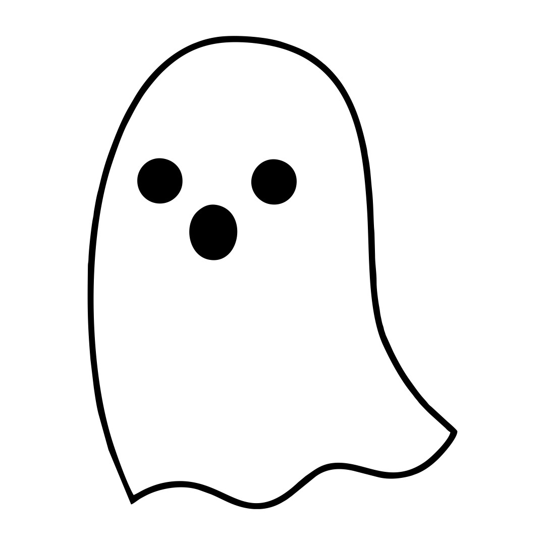 Ghost Cut Out Printable Luxury Halloween Ghost Template 20 Free Pdf Printables