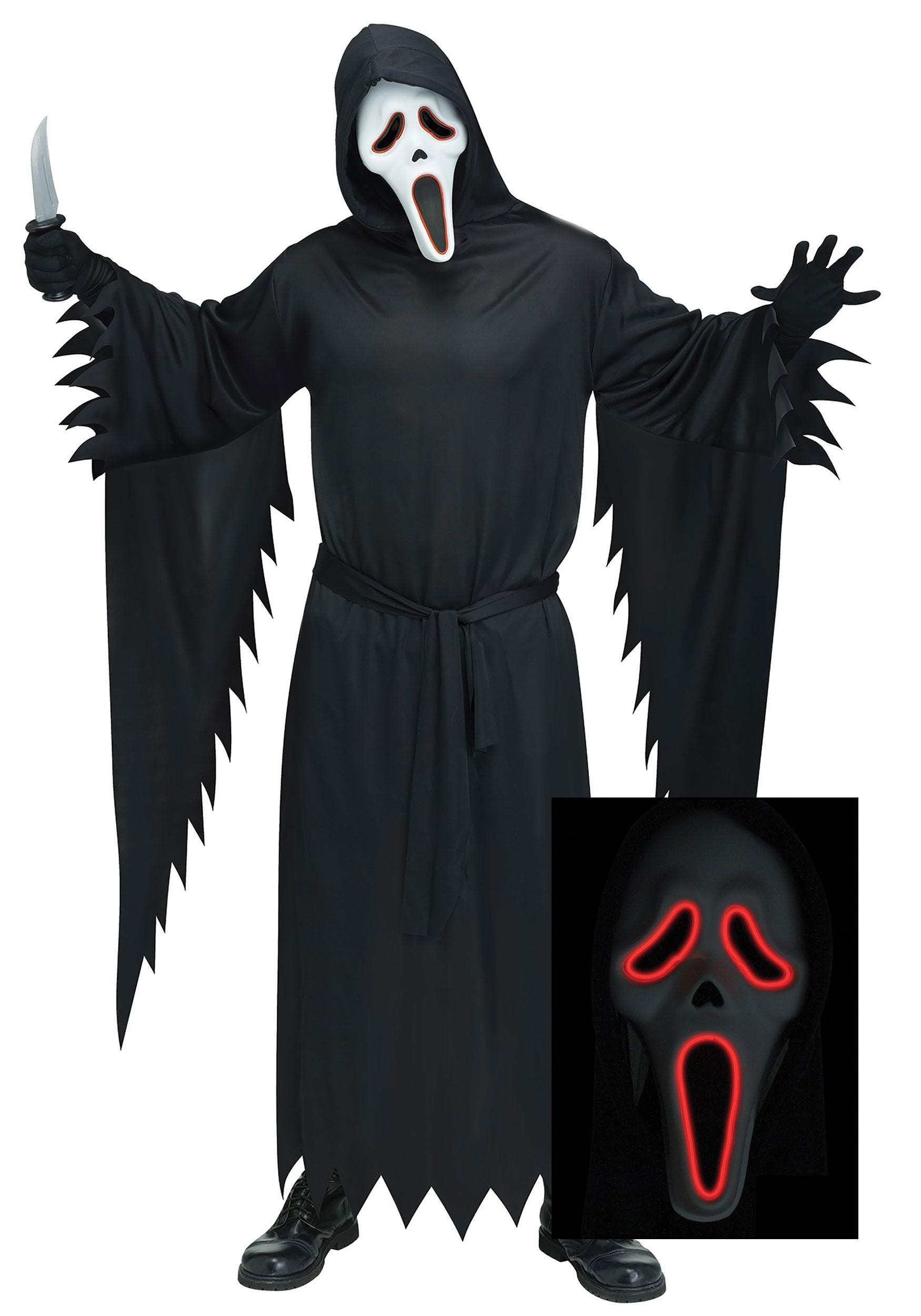 Ghost Face Halloween Costume Awesome Plus Size E L Ghost Face Costume for Adults