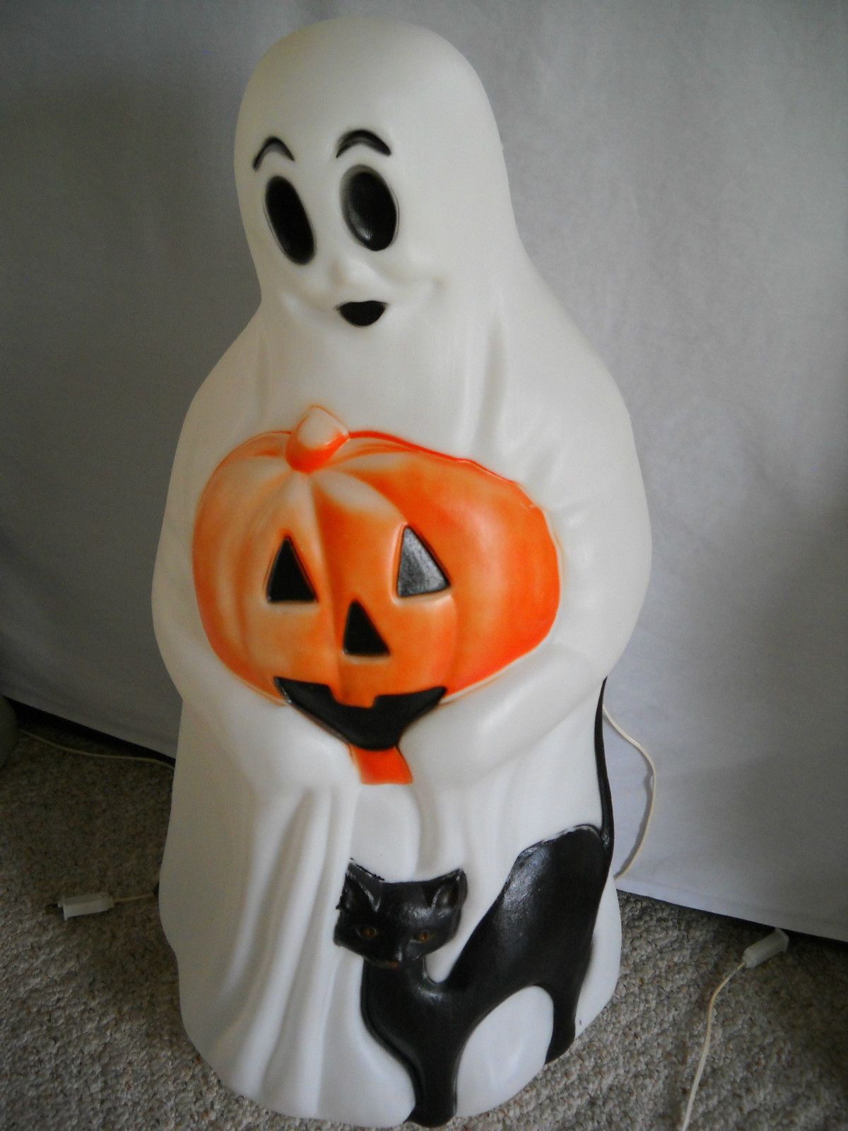 Ghost On Pumpkin Blow Mold Best Of Vintage Empire Halloween Lighted Blow Mold Ghost with Pumpkin &amp; Black