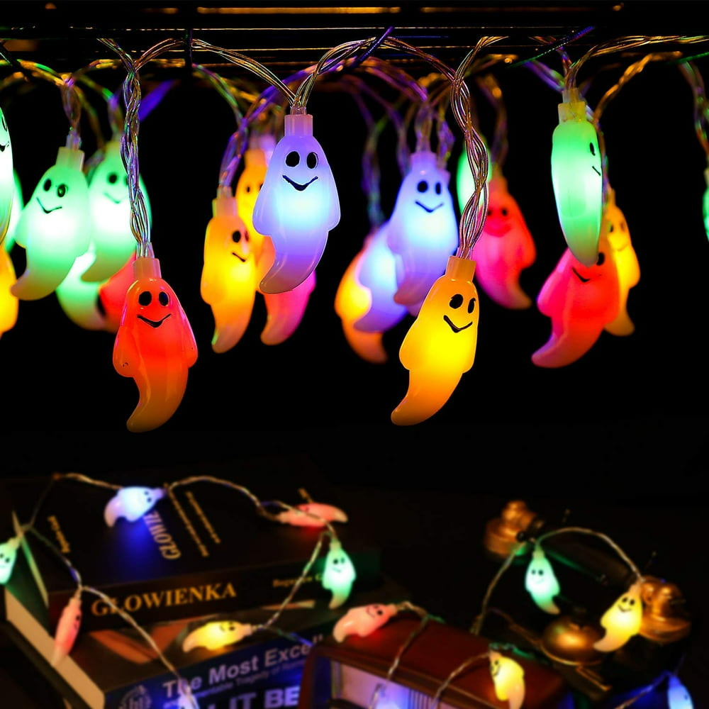 Ghost String Lights Beautiful 9 8 Feet Led Ghost Pattern String Lights Halloween Ghost Lights with 30