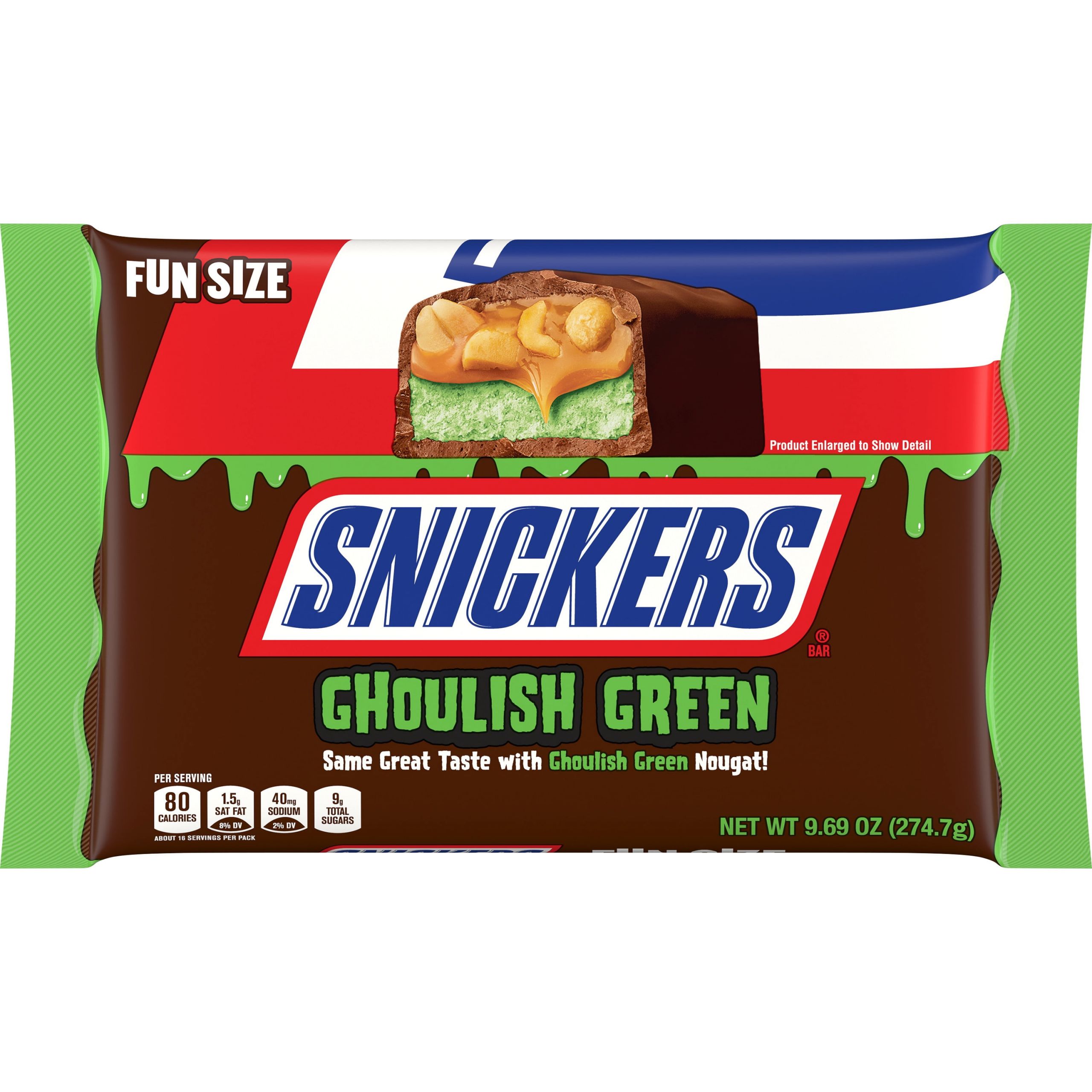 Ghoulish Green Snickers Unique Snickers Ghoulish Green Halloween Chocolate Candy Bars 9 69 Oz Bag