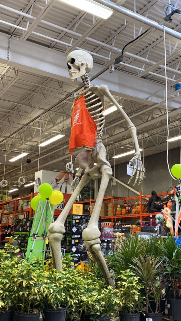 Giant Lawn Skeleton Fresh Curses Home Depot Quickly Sells Out 12 Foot Tall $300 Skeleton