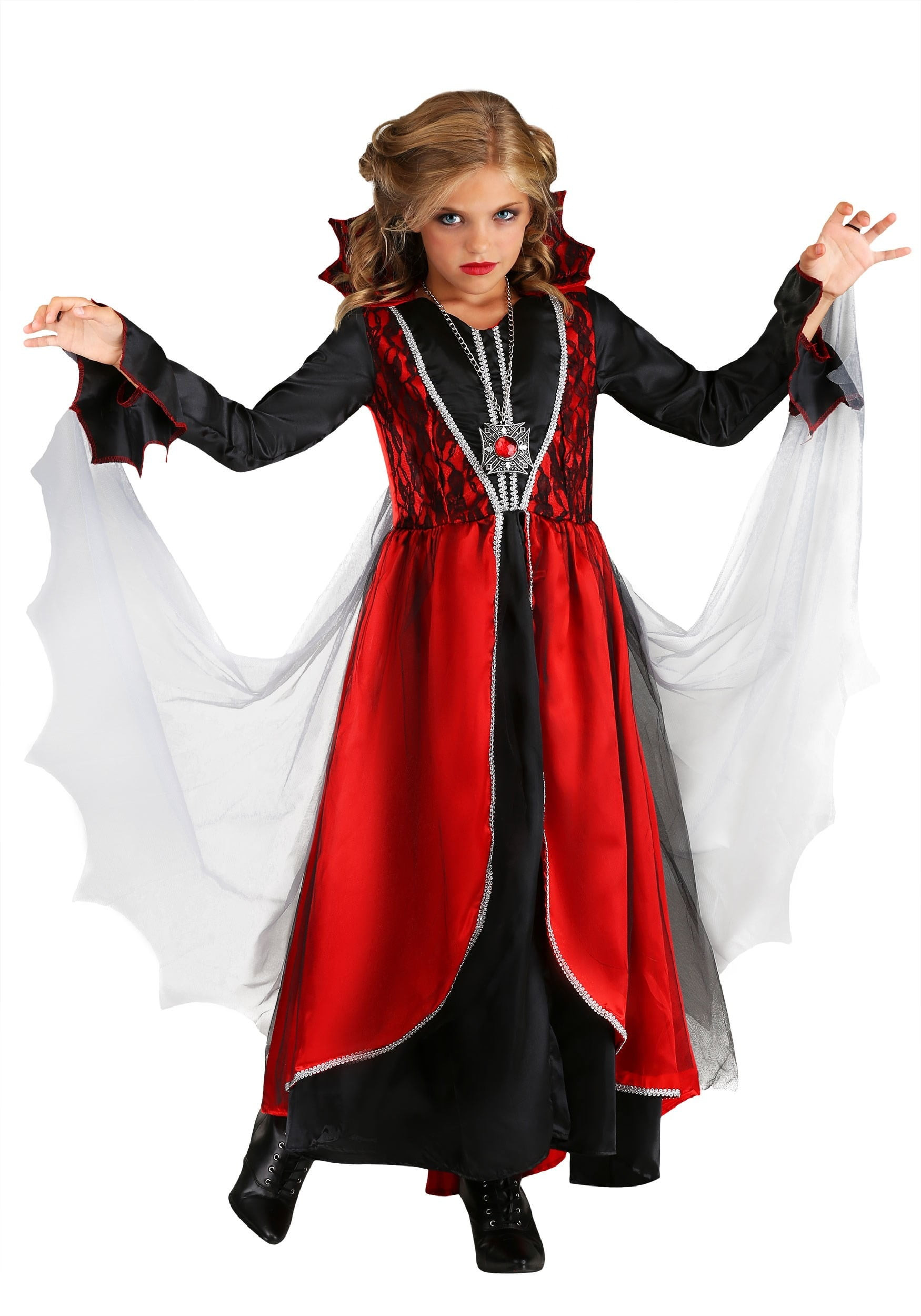 Girls Vampire Costume Awesome Girls Vampire Costume Walmart