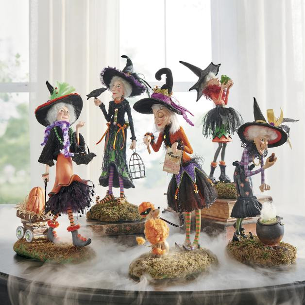 Grandin Road Witches Lovely Bewitching Figures