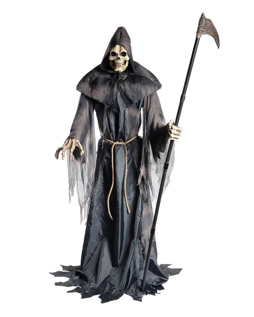 Grim Reaper Animatronic Elegant Cross Grim Reaper Halloween Animatronic Lifesize Halloween Animatronic