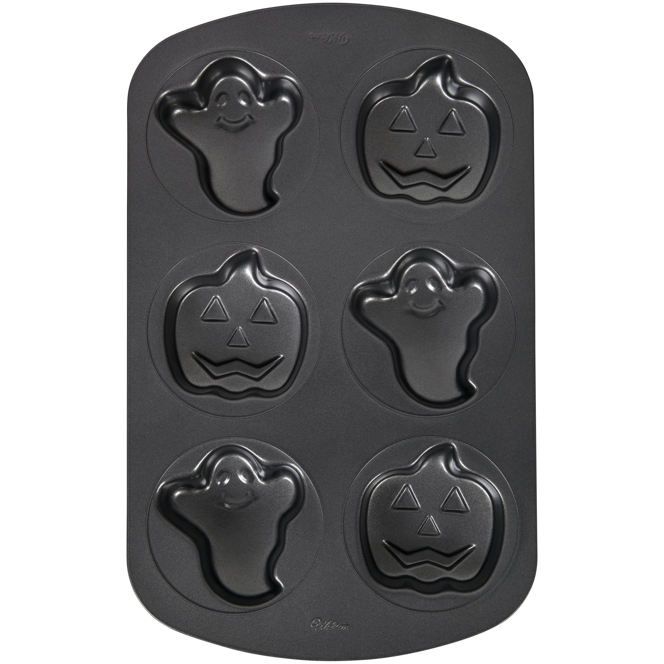 Halloween Baking Tray New Wilton Halloween Ghost and Pumpkin Mini Cake Pan 6 Cavity Walmart