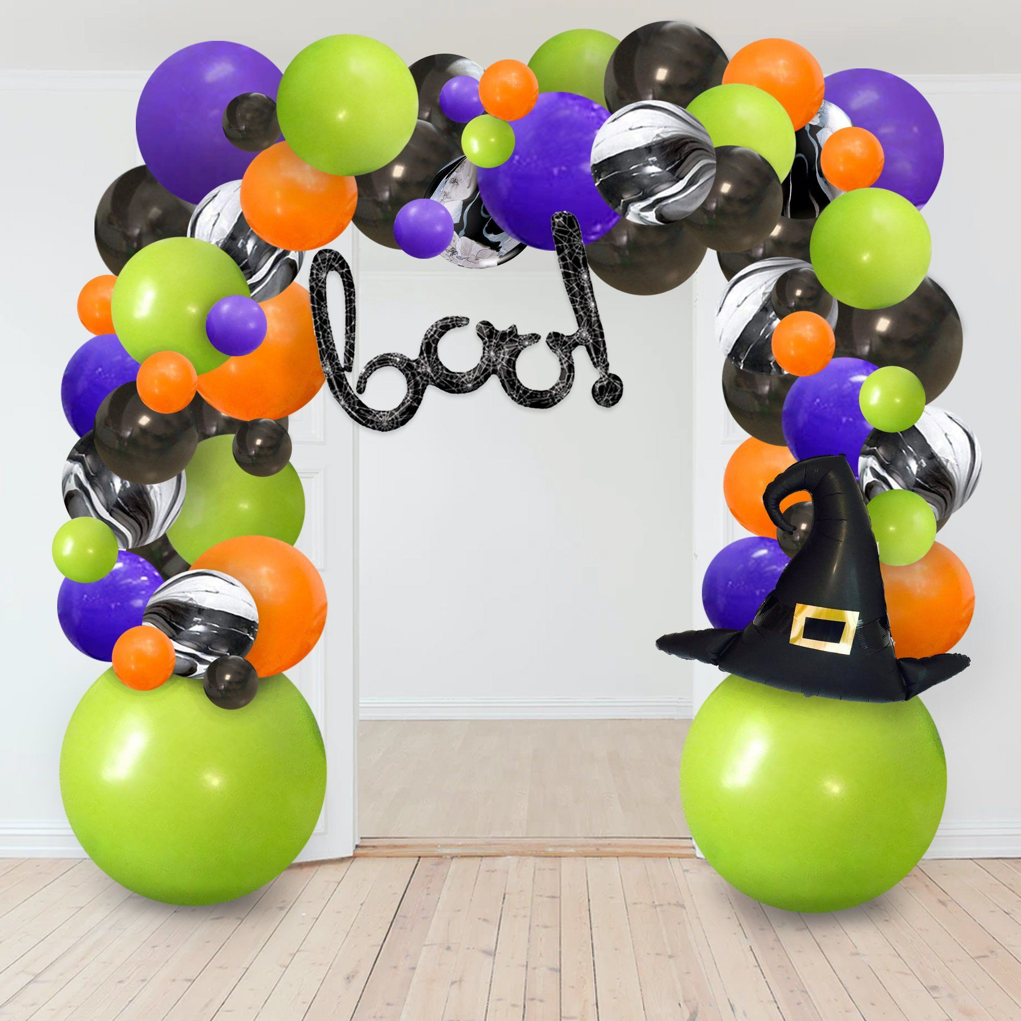 Halloween Balloon Garland Best Of Halloween Witches &amp; Monsters Balloon Garland Kit with Purple Green