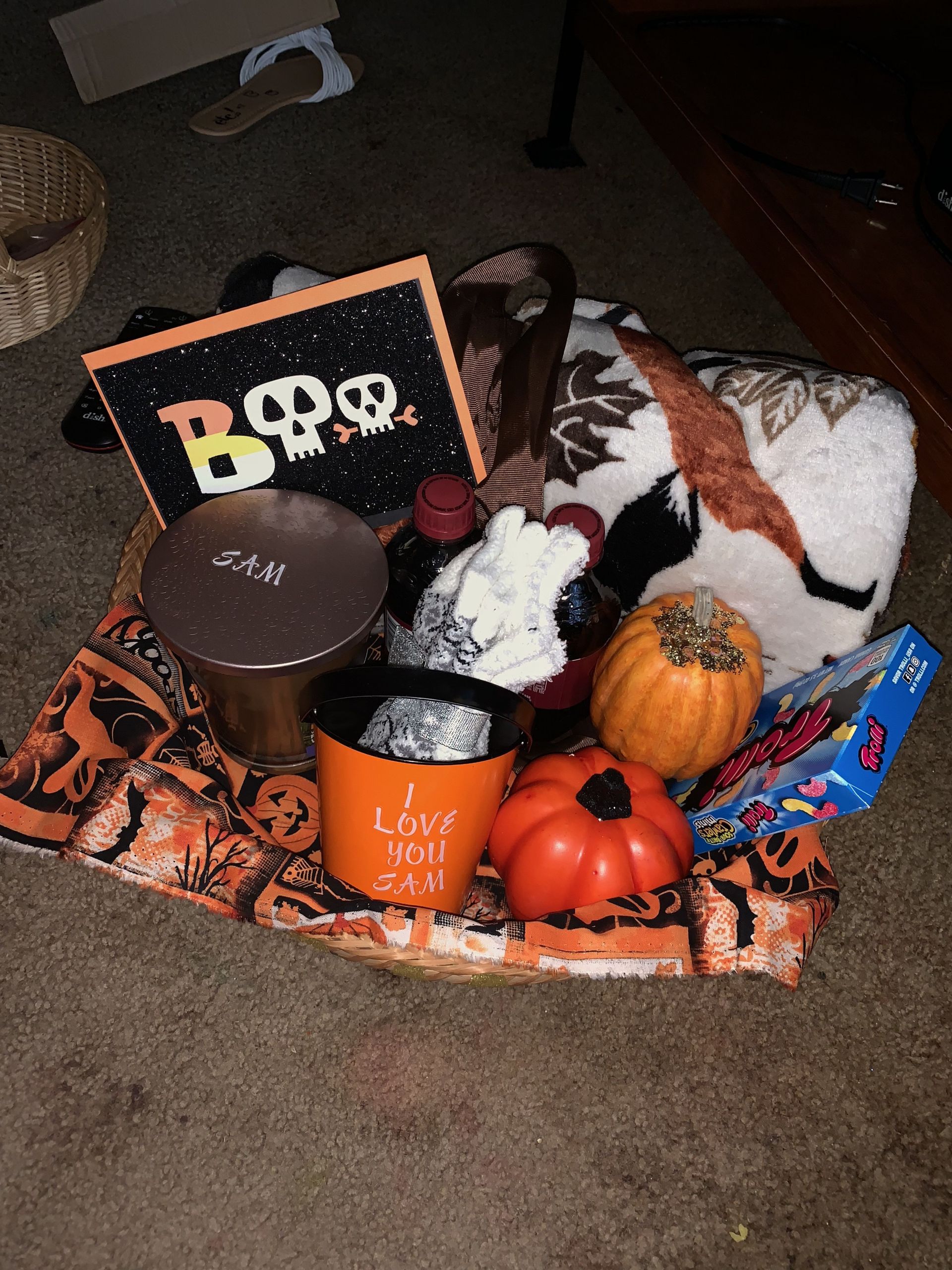 Halloween Basket for Gf Unique Spooky Basket for Girlfriend Diy