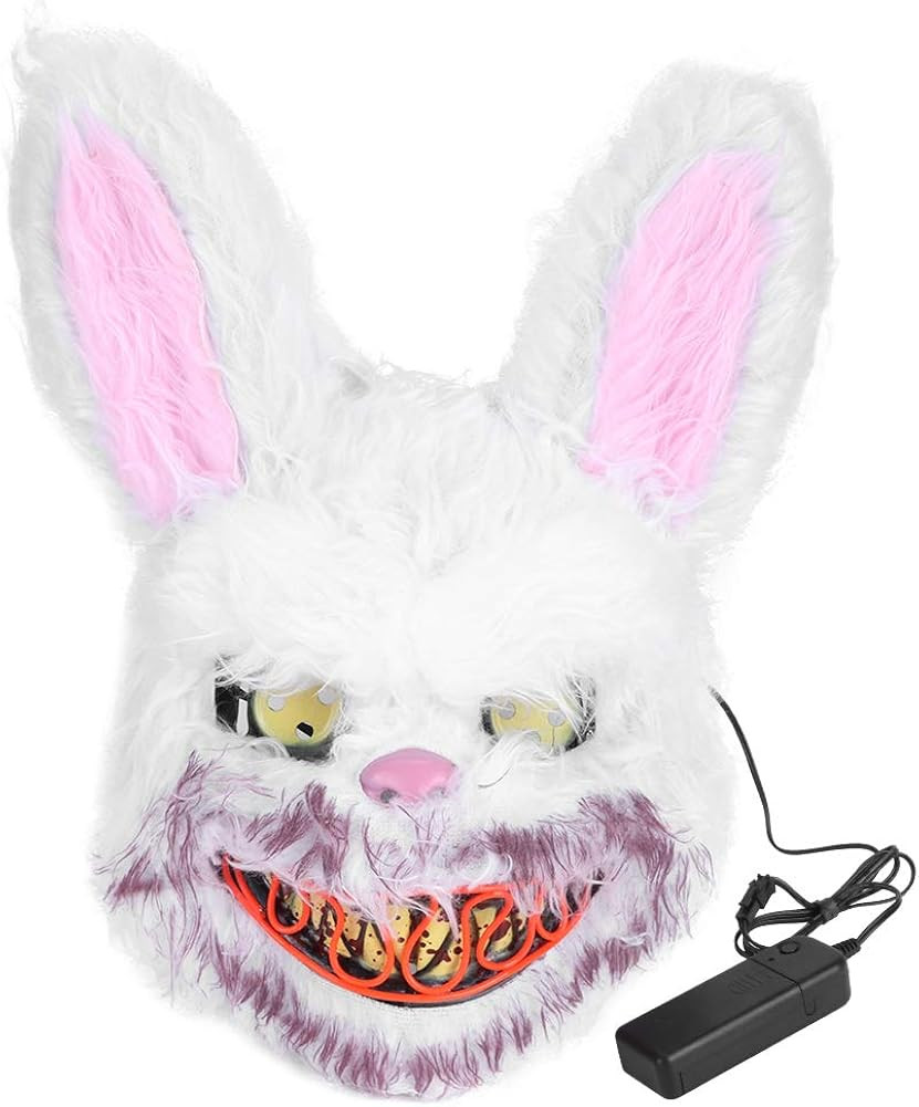 Halloween Bunny Mask Best Of Jimfoty Killer Bunny Mask Light Up Rabbit Scary Masks Costume Scary