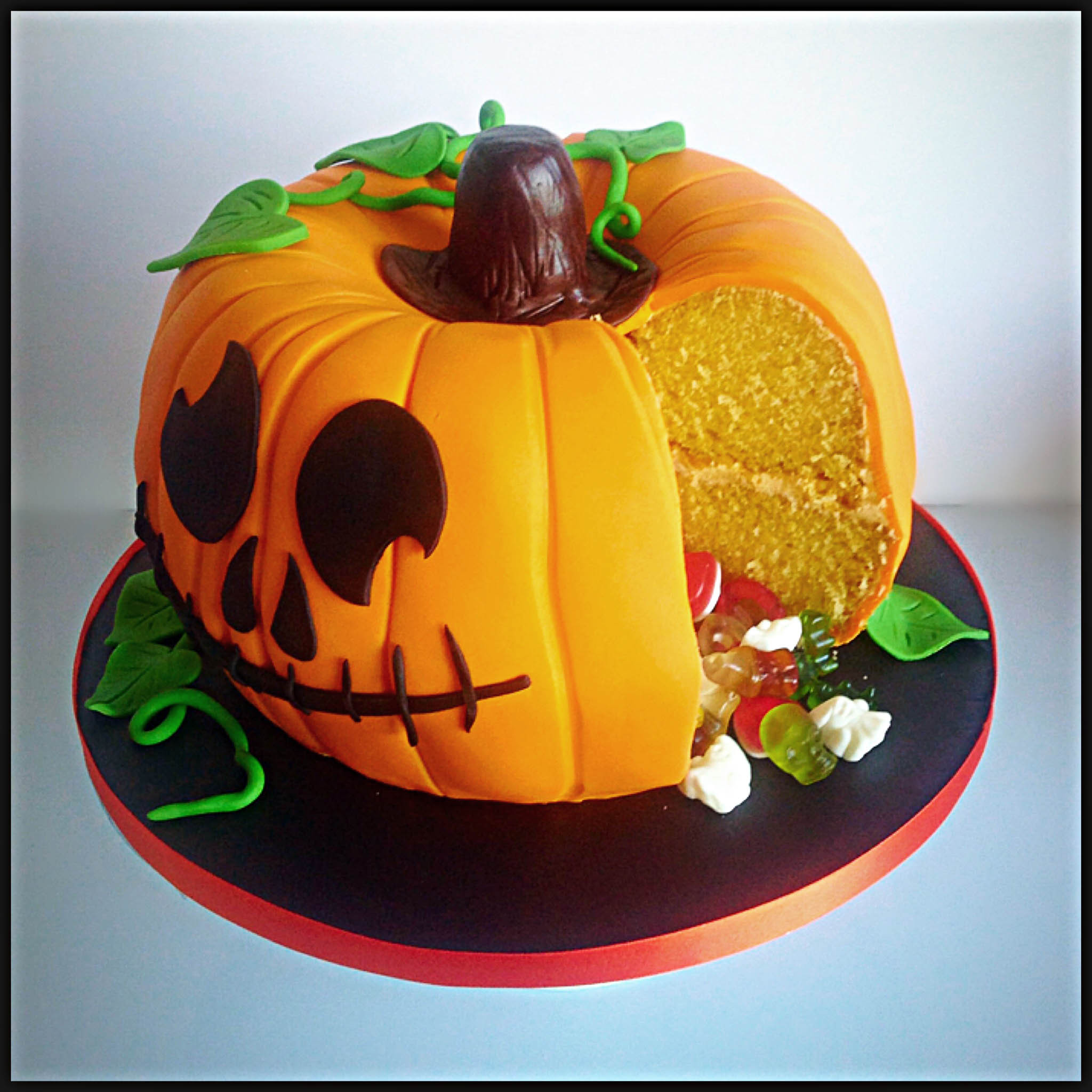 Halloween Cake Pumpkin Fresh How to Make A Party Pumpkin Piñata Cake