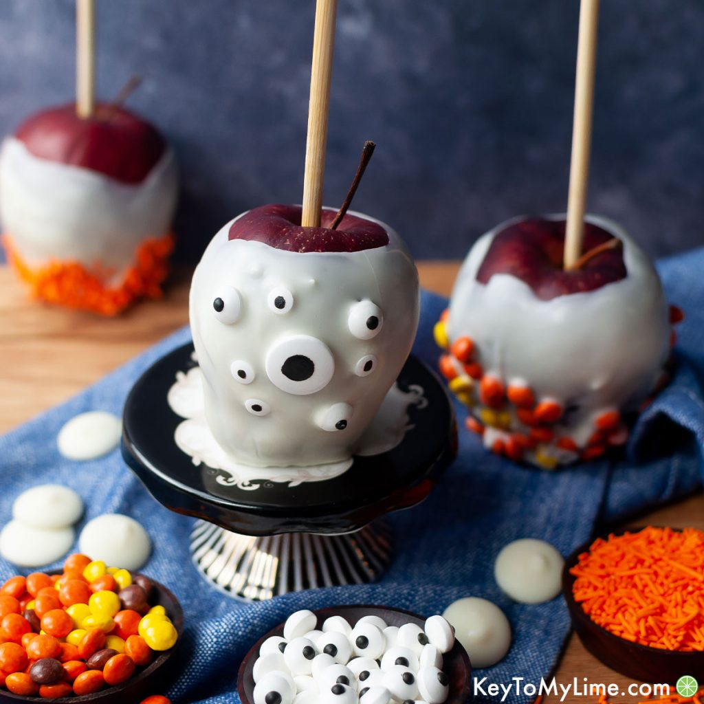 Halloween Candy Apples Lovely Halloween Apples Easy Decorated Candy Apples Key to My Lime