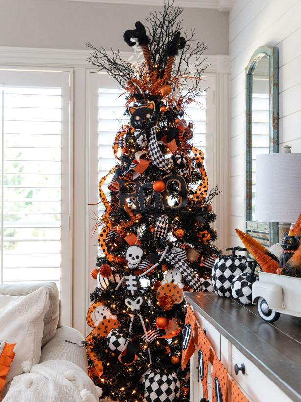 Halloween Christmas Tree Decorations Inspirational 13 Halloween Tree Decorating Ideas Hgtv