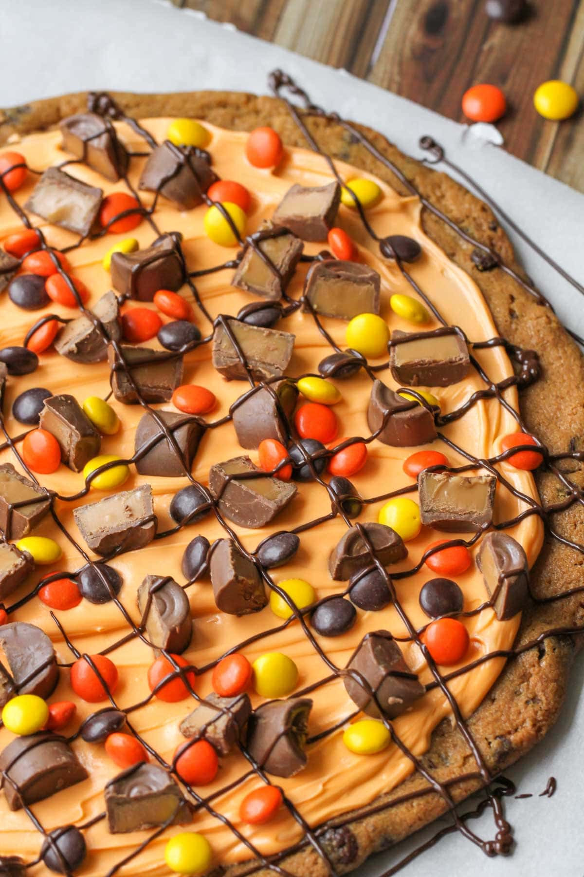 Halloween Cookie Cake Fresh Halloween Cookie Cake An Easy Chocolate Treat