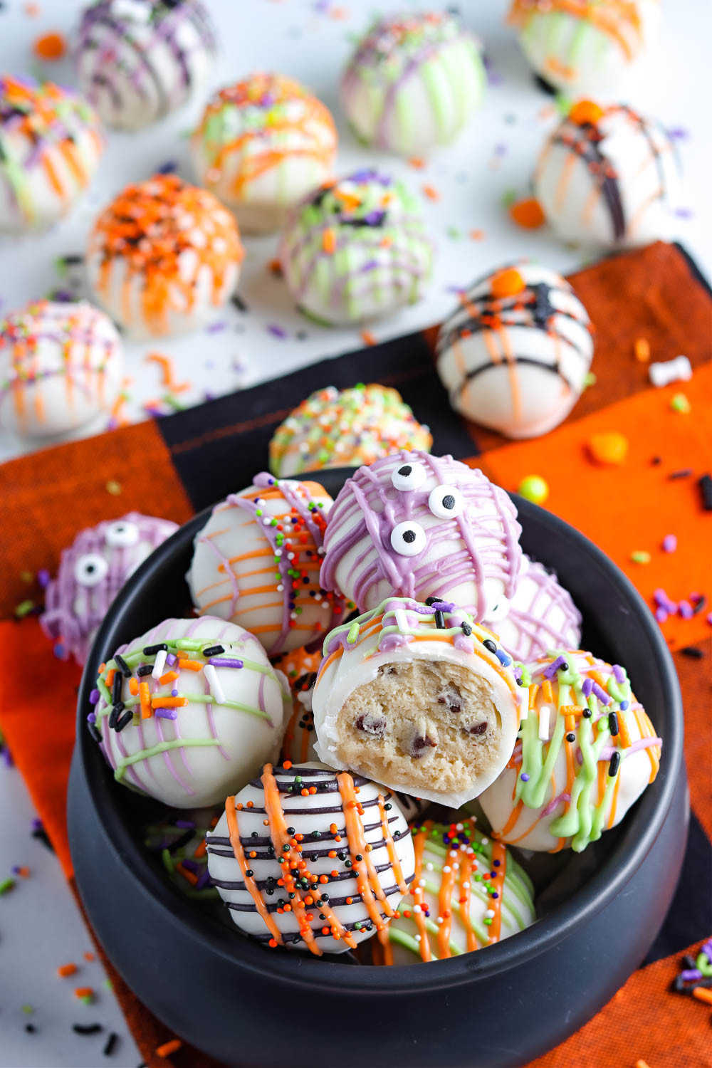 Halloween Cookie Dough Unique Halloween Cookie Dough Balls Easy Bud Recipes