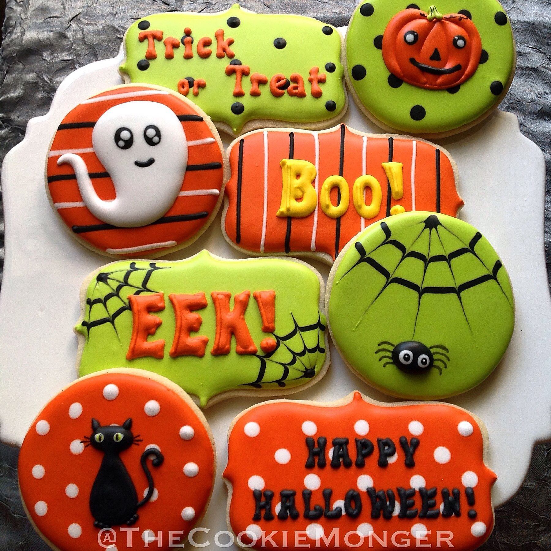 Halloween Cookies to Decorate Lovely Halloween Cookies thecookiemonger orders Email thecookiemonger