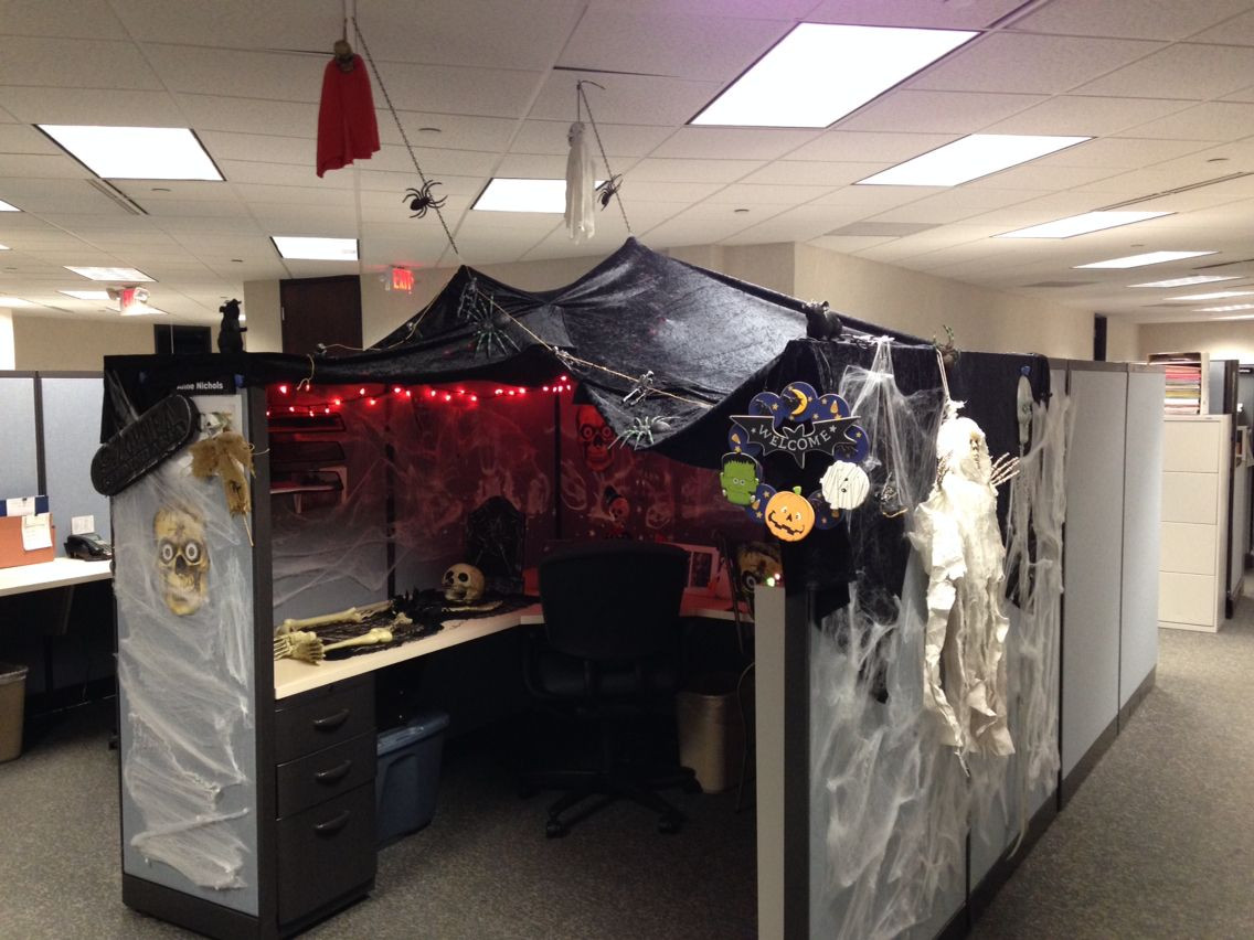 Halloween Cubicle Ideas Awesome top 99 Cubicle Halloween Decor to Make Your Workplace Festive